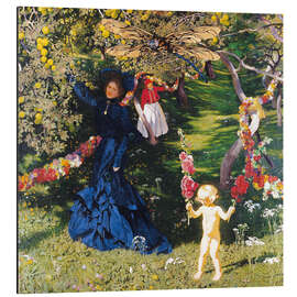 Magnettafel Der seltsame Garten