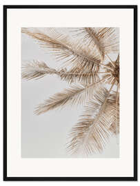 Gerahmter Kunstdruck Goldene Palme VII