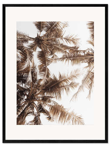 Framed art print Golden palm V