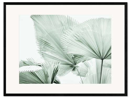 Impression artistique encadrée Feuilles III