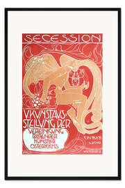Gerahmter Kunstdruck V. Kunstausstellung der Wiener Secession