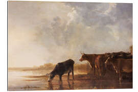 Galleriprint River landscape with cows