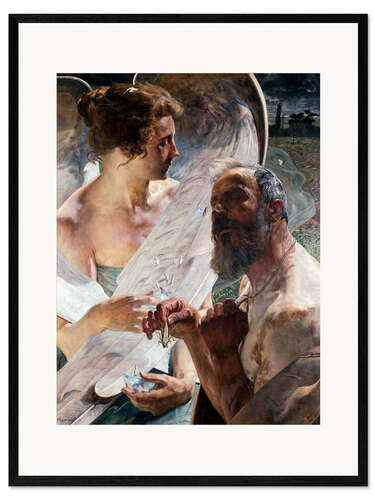 Ingelijste kunstdruk Resurrection, immortality