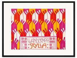 Gerahmter Kunstdruck Wanddekor Scylla