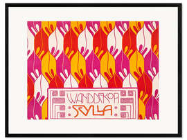 Inramat konsttryck Scylla wall decor