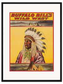 Gerahmter Kunstdruck Buffalo Bills Wilder Westen