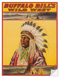 Selvklebende plakat Buffalo Bill's Wild West