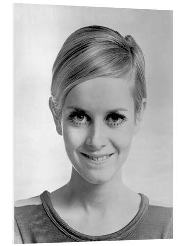 PVC print Smiling twiggy