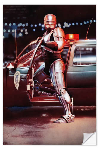 Selvklebende plakat Robo Cop