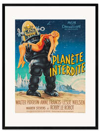 Framed art print Forbidden Planet (French)