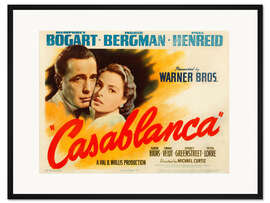 Gerahmter Kunstdruck Casablanca (Englisch)