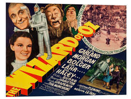 Hartschaumbild The wizard of Oz