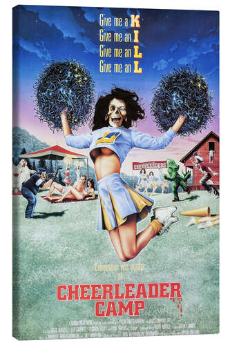 Canvas print Cheerleader Camp