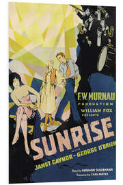 Foam board print Sunrise with Janet Gaynor