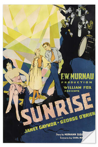 Naklejka na ścianę Sunrise with Janet Gaynor