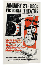 Magnettafel Modern Jazz