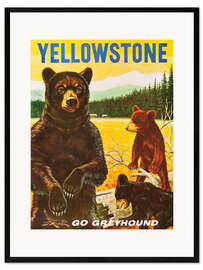 Framed art print Yellowstone Nationalpark