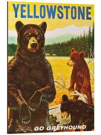 Magnettafel Yellowstone Nationalpark