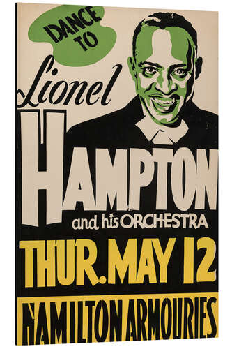 Aluminium print Lionel Hampton and His Orchestra