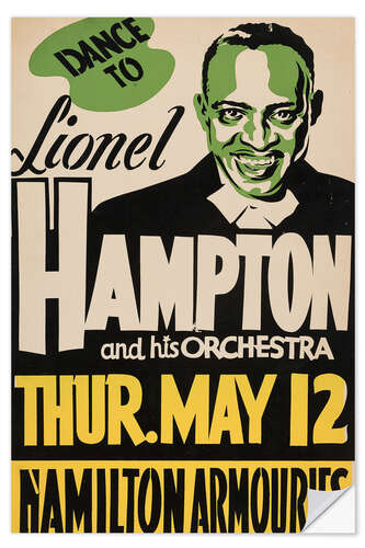 Wandsticker Lionel Hampton and His Orchestra