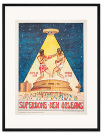 Gerahmter Kunstdruck Boxturnier im Superdome