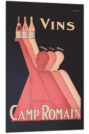 Magnettafel Camp-Romain-Weine