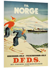 Foam board print To Norway