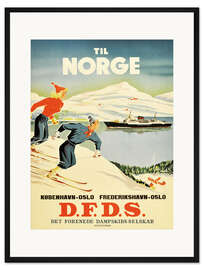 Gerahmter Kunstdruck Nach Norwegen