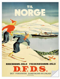 Wandsticker Nach Norwegen