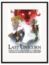 Gerahmter Kunstdruck Das letzte Einhorn III