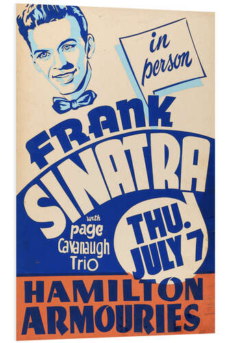 Hartschaumbild Frank Sinatra