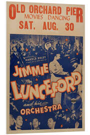 Foam board print Jimmie Lunceford