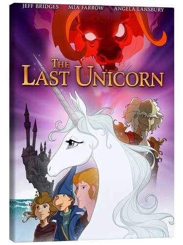 Stampa su tela The Last Unicorn (L'ultimo unicorno) II