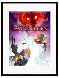 Ingelijste kunstdruk The Last Unicorn II