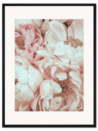 Gerahmter Kunstdruck Blütenmischung