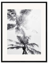 Framed art print Palm trees of Bali I