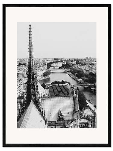 Impression artistique encadrée Notre-Dame III