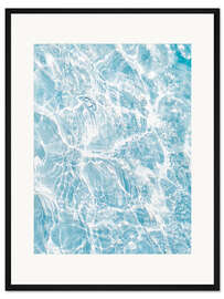 Gerahmter Kunstdruck Wasser I