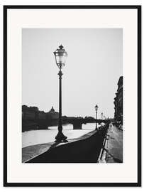 Gerahmter Kunstdruck Straßen von Florenz