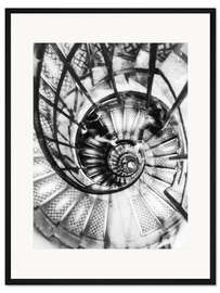 Gerahmter Kunstdruck Treppe