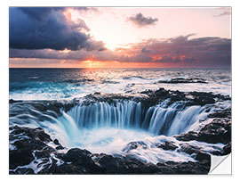 Sisustustarra Round waterfall in Gran Canaria