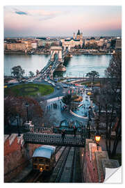 Wall sticker Chain Bridge, Budapest