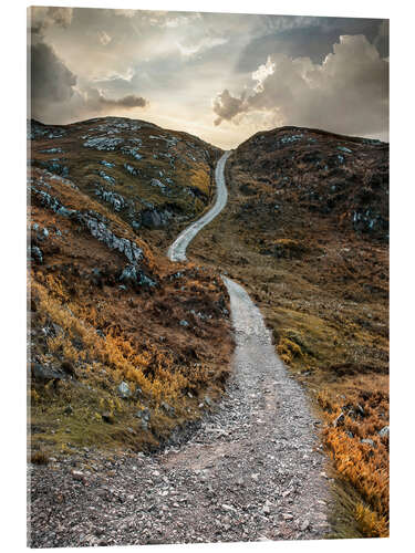 Acrylic print Sunset over Skye Island