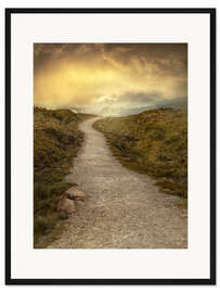 Gerahmter Kunstdruck Sonnenaufgang über Skye Island