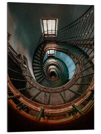 Gallery print Blue Spiral Staircase I