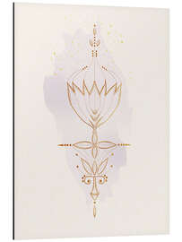 Magnettafel Spirituelles Zeichen - Lotus