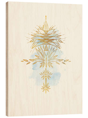 Tableau en bois Série spirituelle - L'eau
