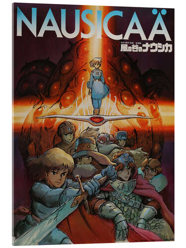 Acrylic print Nausicaä of the Valley of the Wind