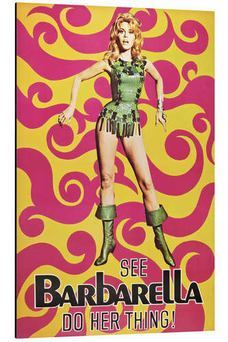 Aluminium print Barbarella II