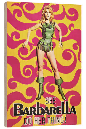 Wood print Barbarella II